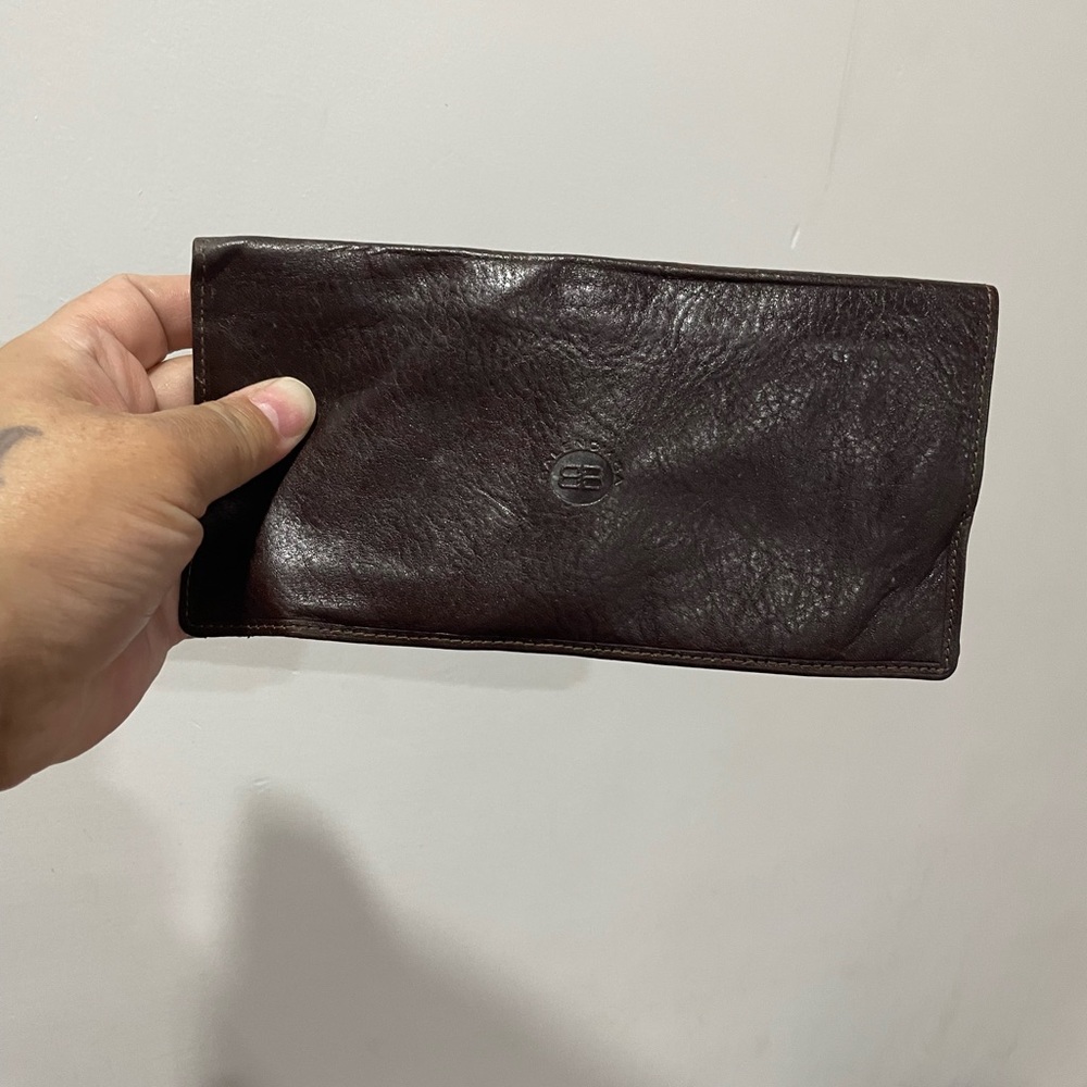 Balenciaga leather wallet brown Color. Used. Condition 10:10 - Picture 1 of 4